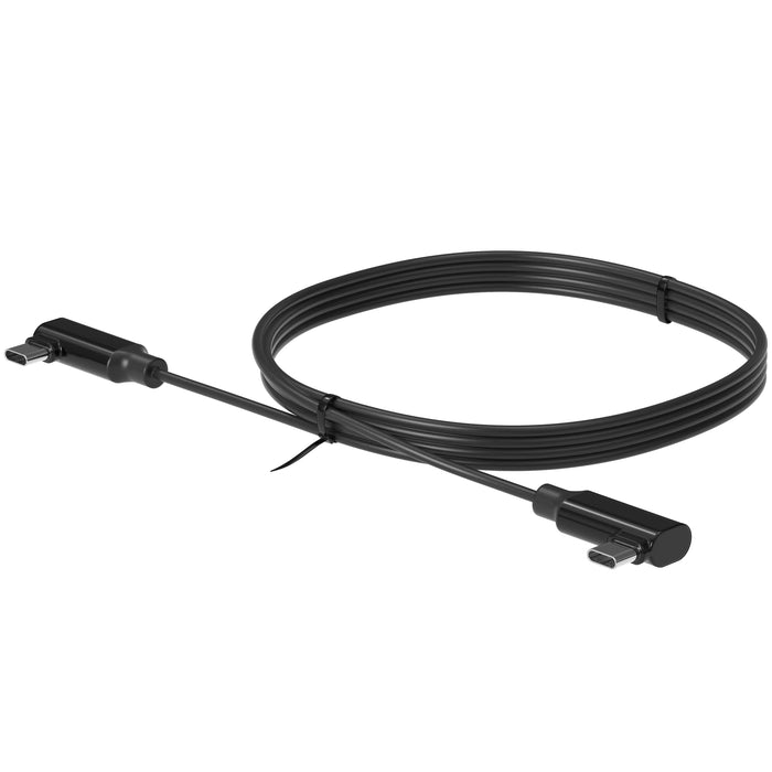 10ft Right Angle Dual USB-C Cable CTA DIGITAL