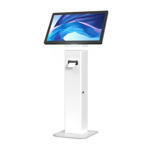 35’Interactive Kiosk Floor stand with LED Light and Printer Compartment CTA DIGITAL