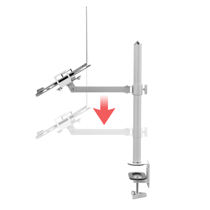 Articulating Laptop Plate and Pole Clamp Mount CTA DIGITAL
