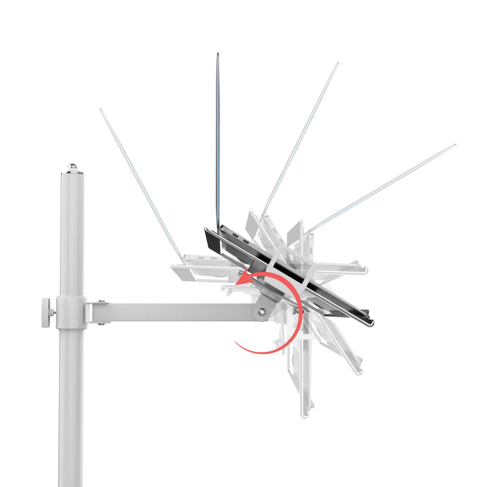 Articulating Laptop Plate and Pole Clamp Mount CTA DIGITAL