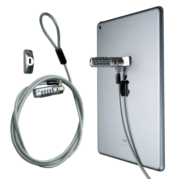 Combination Lock Security Cable and Adhesive Plate CTA DIGITAL
