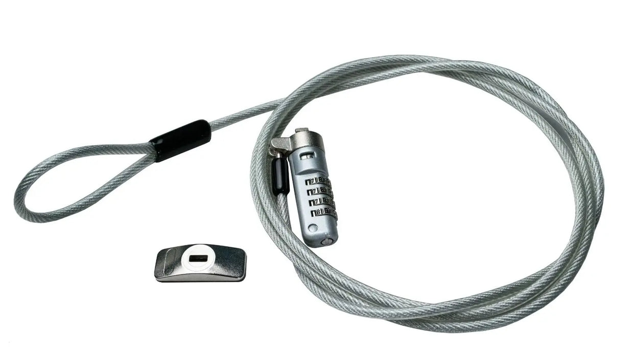 Combination Lock Security Cable and Adhesive Plate CTA DIGITAL
