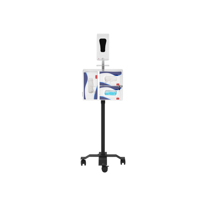 Compact Mobile Sanitizing Station with Automatic Soap Dispenser CTA DIGITAL