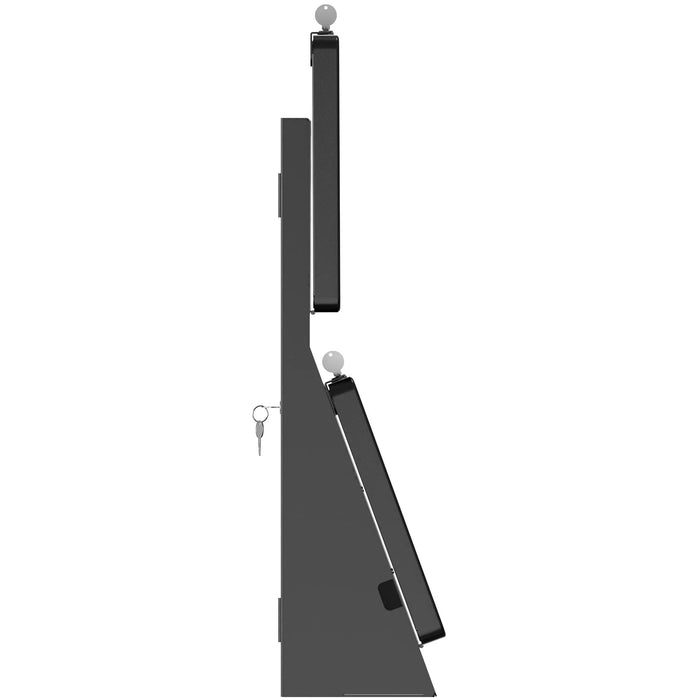 Dual Security Enclosure Desk Mount w/ Storage Compartment CTA DIGITAL