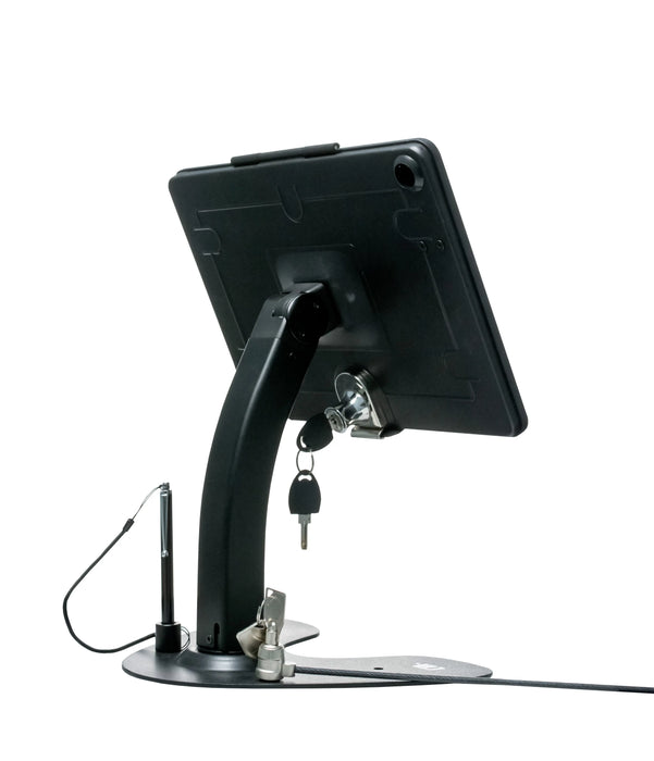 Dual Security Kiosk Stand with Locking Case and Cable CTA DIGITAL