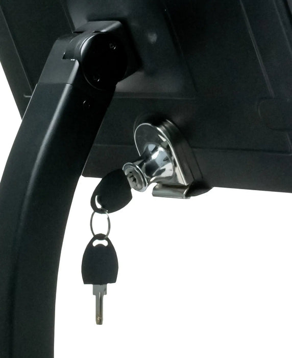 Dual Security Kiosk Stand with Locking Case and Cable CTA DIGITAL
