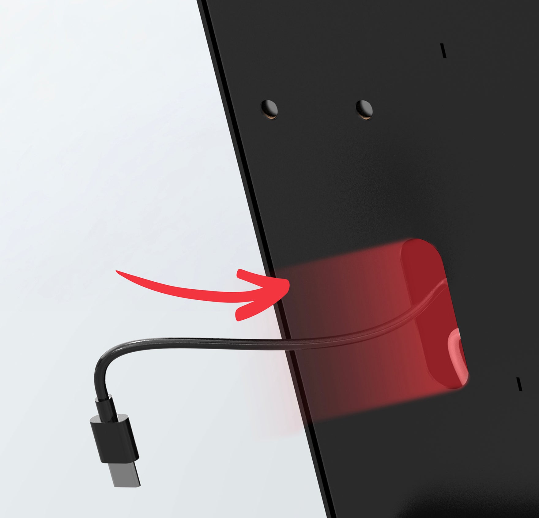 Full Access to Ports
and Buttons
