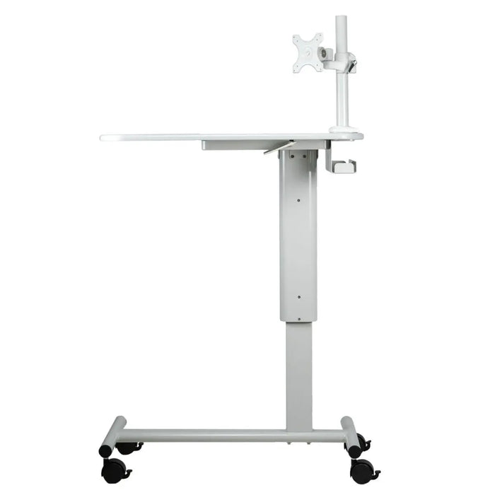 Height-Adjustable Rolling Medical Workstation Cart with Adjustable VESA Arm Mount CTA DIGITAL