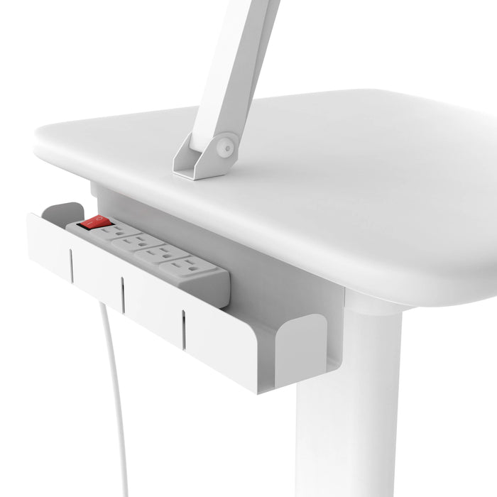 Height-Adjustable Rolling Workstation Cart with Holder CTA DIGITAL