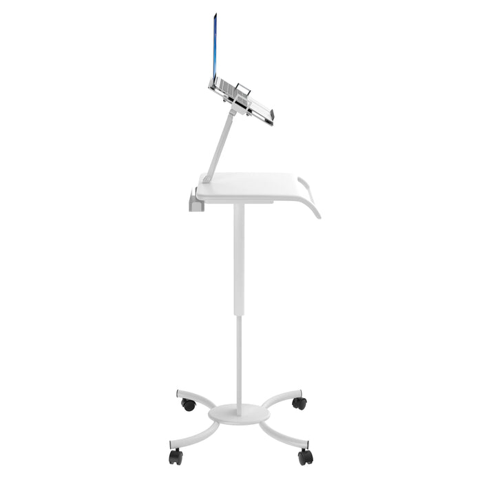 Height-Adjustable Rolling Workstation Cart with Holder CTA DIGITAL