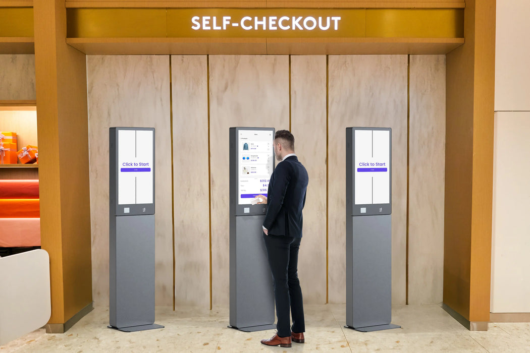 Integrated Indoor Kiosk for Instore Screen 27" Display CTA DIGITAL