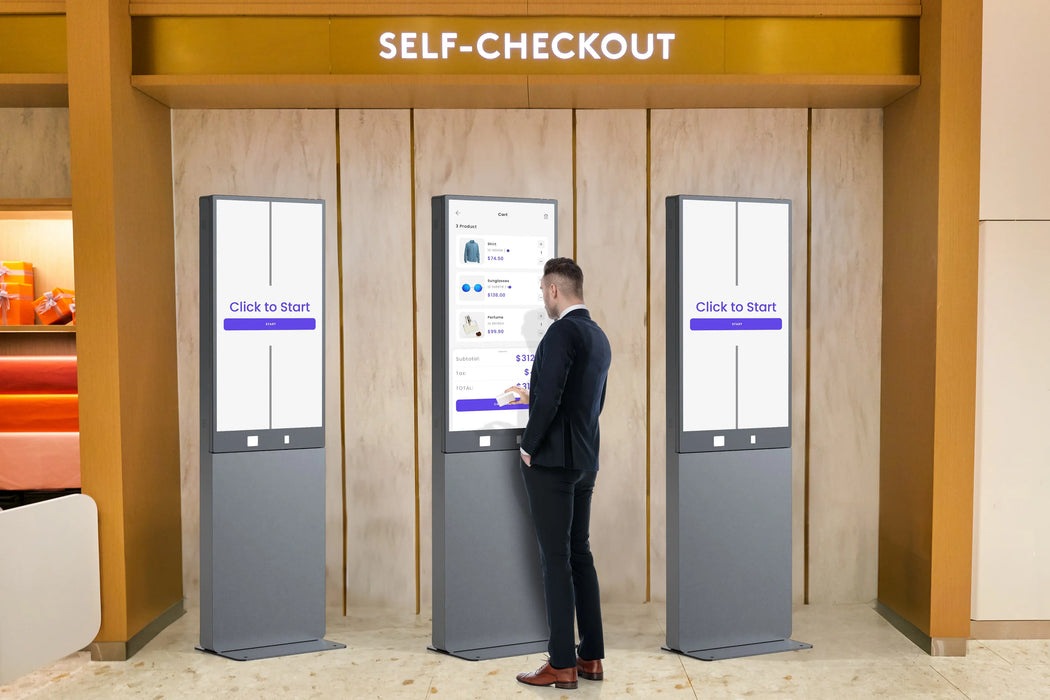 Integrated Indoor Kiosk for Instore Screen 43" Display CTA DIGITAL