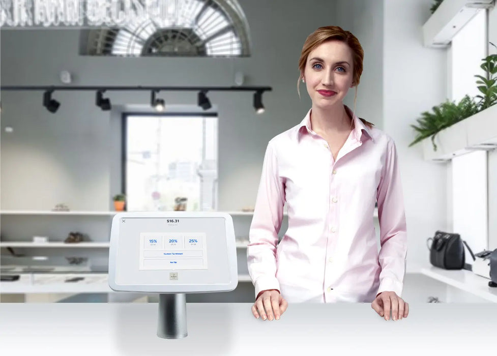 Locking Ultra-Modern Rotating Table Stand with Cable Management CTA DIGITAL