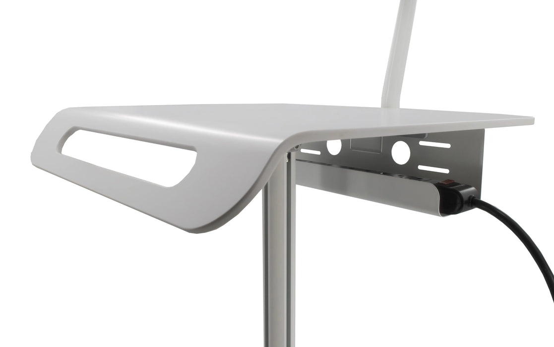 Medical Grade Anti-Microbial Floor Stand with VESA Compatibility CTA DIGITAL