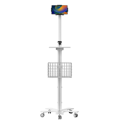 Medical Mobile Floor Stand with VESA Tablet Security Holder CTA DIGITAL