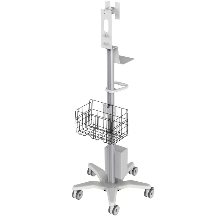 Medical Rolling Cart with Basket, Storage Box, and Handle Add-On Accessories CTA DIGITAL