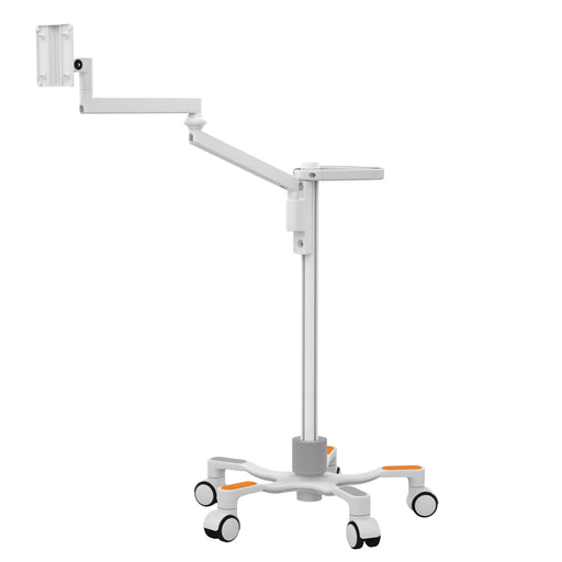 Medical VESA Compatible Articulating Arm Rolling Floor Stand CTA DIGITAL