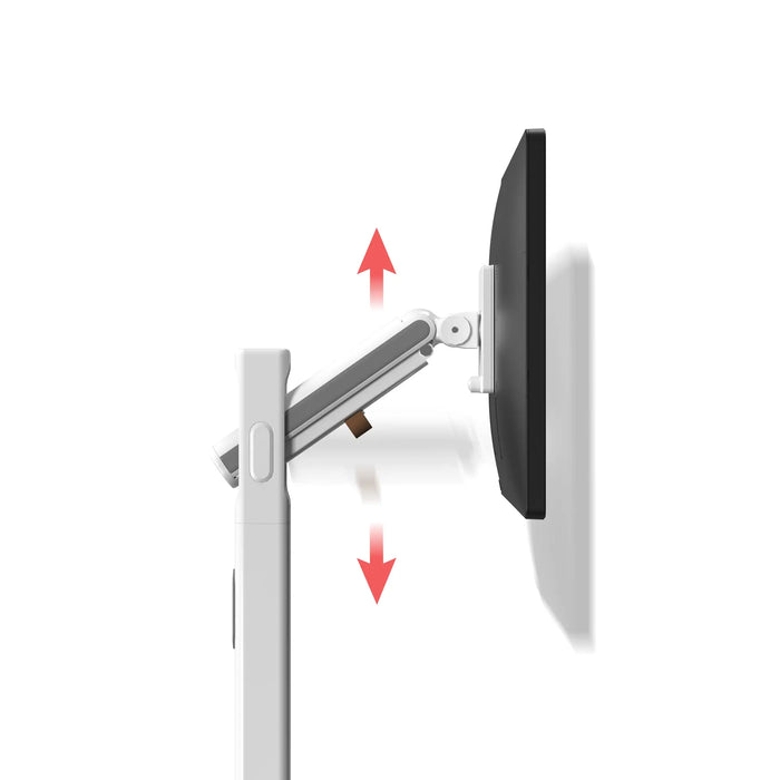 Mobile Rolling Spring Adjustable Floor Stand for Displays up to 22 lbs CTA DIGITAL