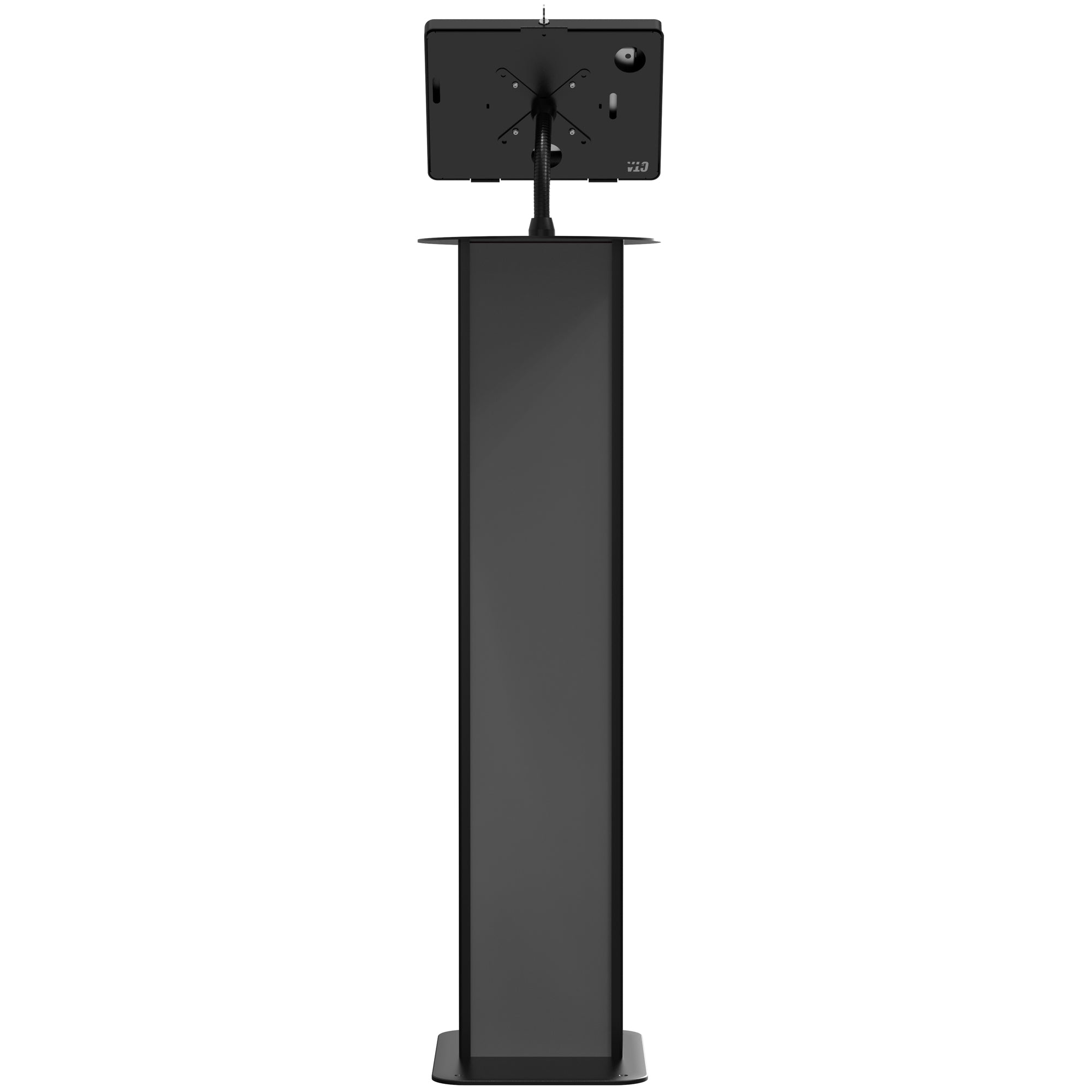 Premium Floor Stand Workstation with Universal Security Enclosure