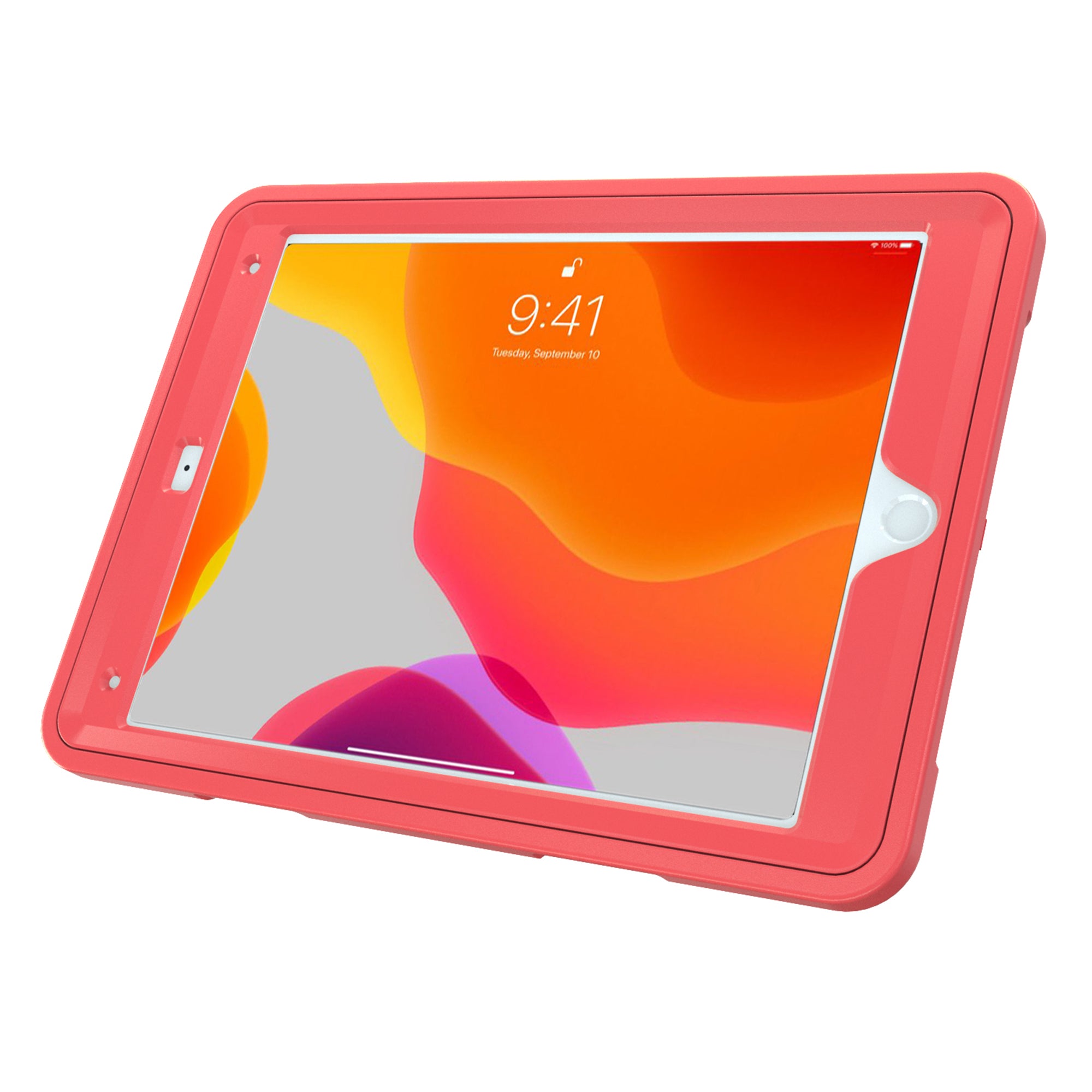 Protective Case with Built-in 360 Degree Rotatable Grip Kickstand for iPad 7th/ 8th/ 9th Gen. 10.2”, iPad Air 3 &amp; iPad Pro 10.5”