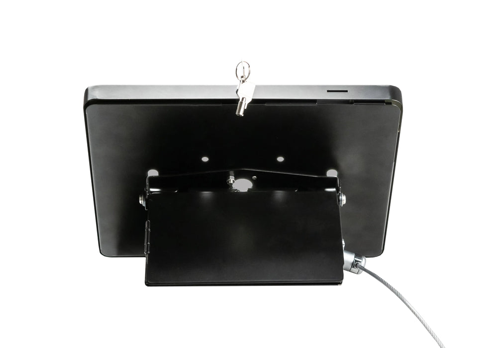 Premium Angle-Flip Security POS Kiosk with Storage Compartment for Tablets CTA DIGITAL