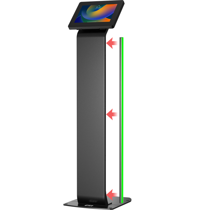 Premium Floor Stand with LED Light Add-On CTA DIGITAL