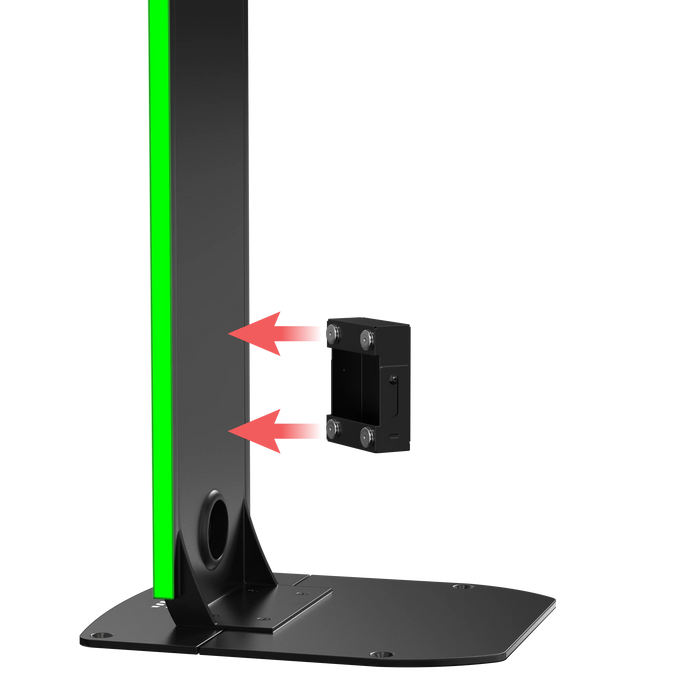 Premium Floor Stand with LED Light Add-On CTA DIGITAL