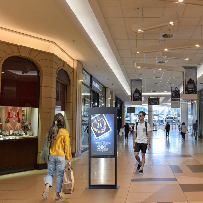 Premium Outdoor Floor Stand for 55" Displays CTA DIGITAL