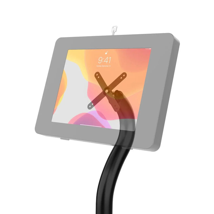 Premium Security Swan Neck Floor Stand with VESA Plate CTA DIGITAL