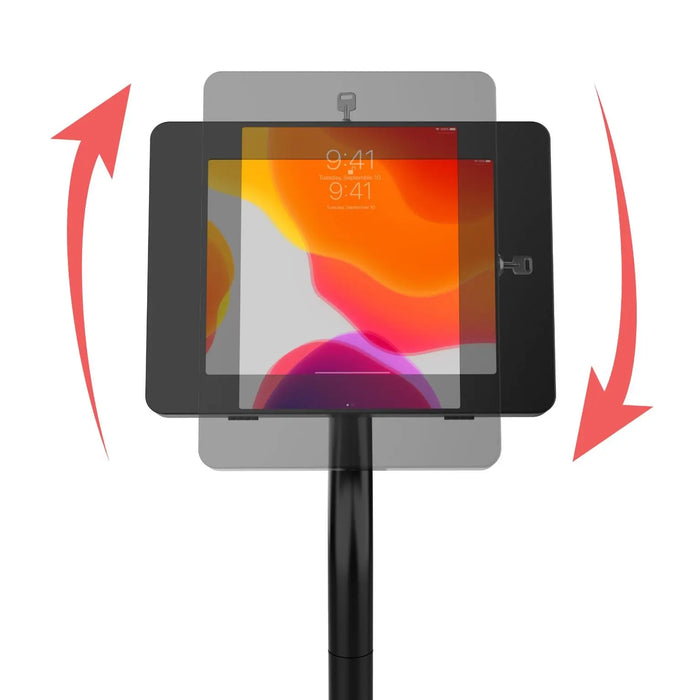 Premium Security Swan Neck Floor Stand with VESA Plate CTA DIGITAL