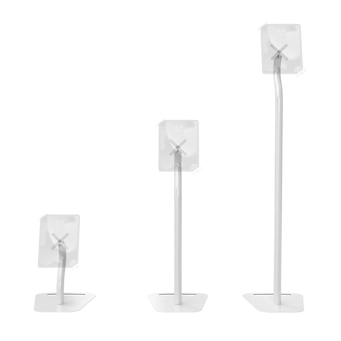 Premium Security Swan Neck Floor Stand with VESA Plate CTA DIGITAL