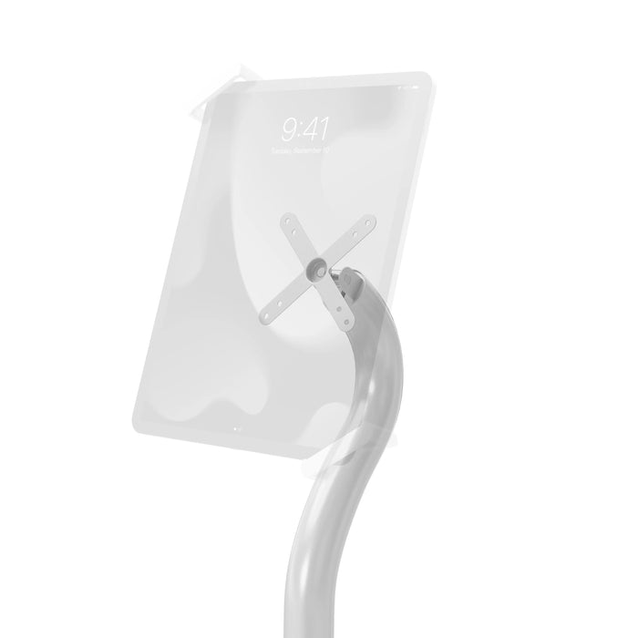 Premium Security Swan Neck Floor Stand with VESA Plate CTA DIGITAL