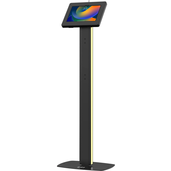 Premium Thin Floor Stand w/ LED Light Add-On CTA DIGITAL