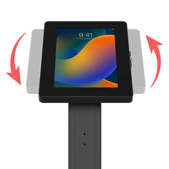 Premium Thin Floor Stand w/ LED Light Add-On CTA DIGITAL