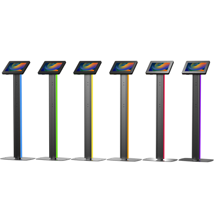 Premium Thin Floor Stand w/ LED Light Add-On CTA DIGITAL