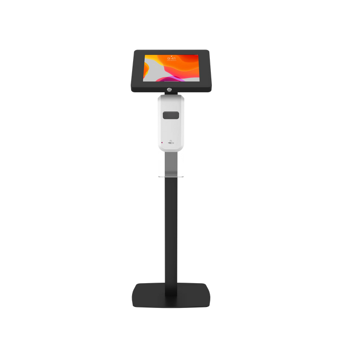 Premium Thin Profile Floor stand w/ Security Enclosure & Automatic Soap Dispenser CTA DIGITAL