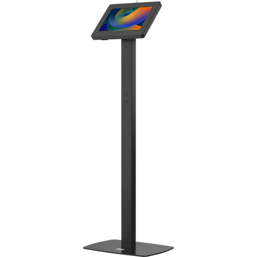 Premium Thin Profile Floor stand with Security Enclosure - CTA DIGITAL