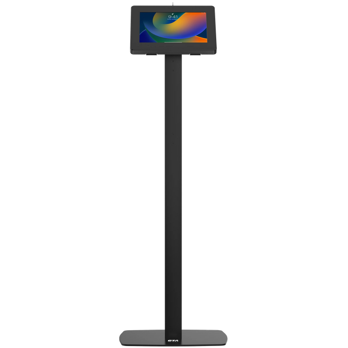 Premium Thin Profile Floor stand with Security Enclosure - CTA DIGITAL
