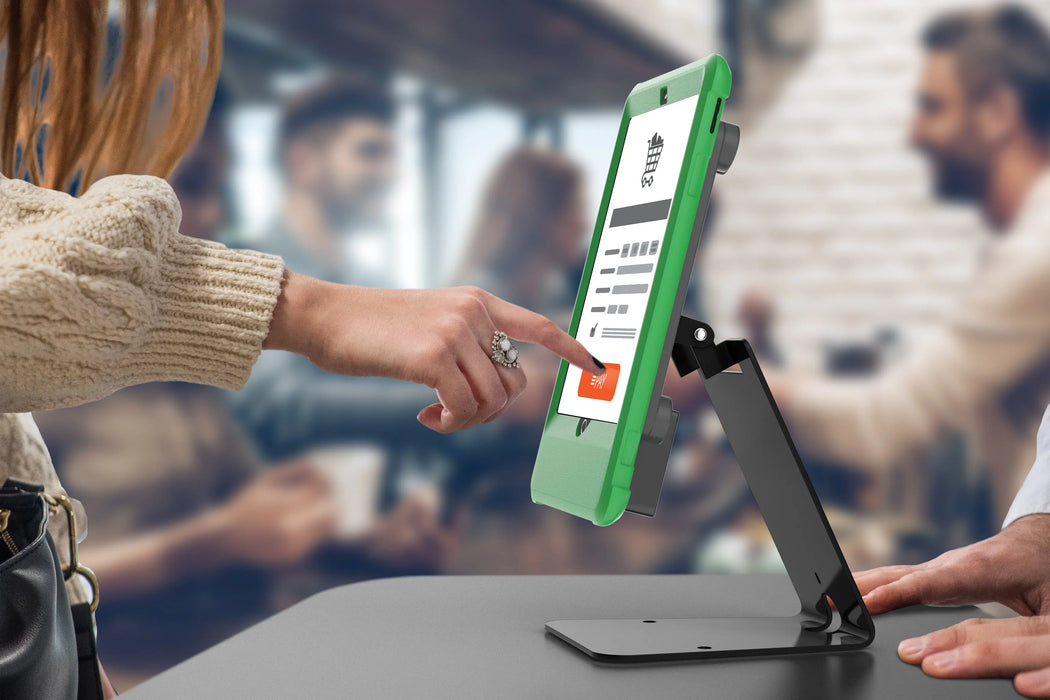 Quick Release Table Kiosk with Inductive Charging Case CTA DIGITAL