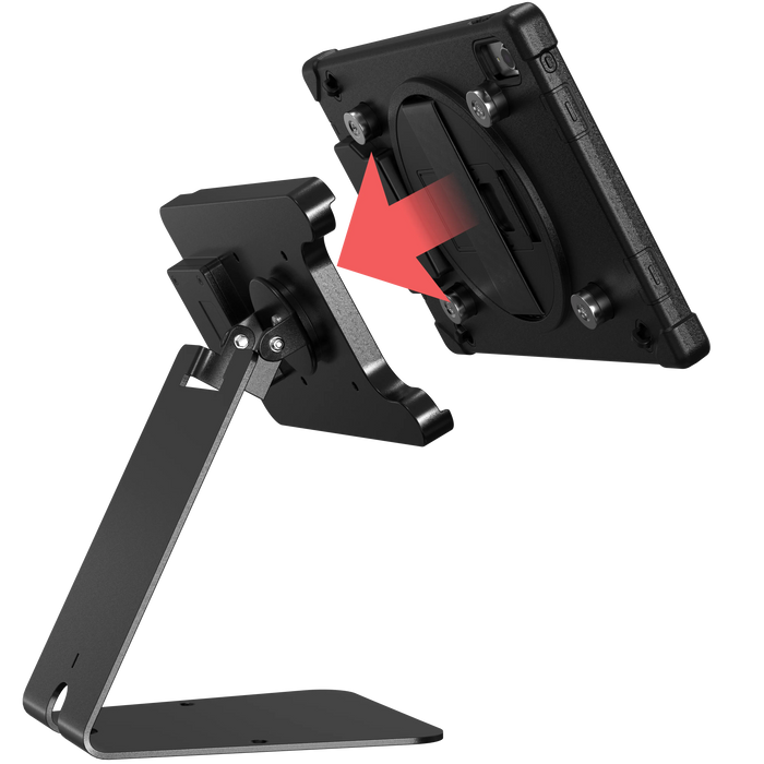 Quick Release Table Kiosk with Inductive Charging Case CTA DIGITAL