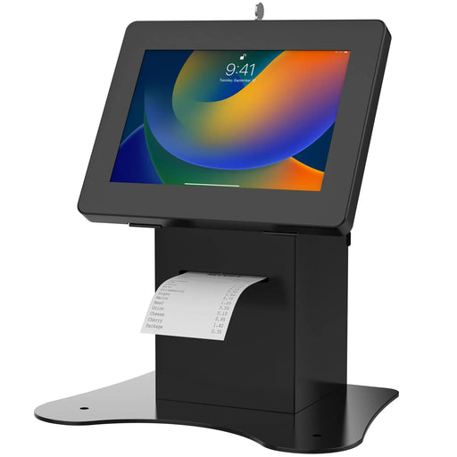 Security Enclosure Desk Mount w/ Printer Shelf Compartment CTA DIGITAL