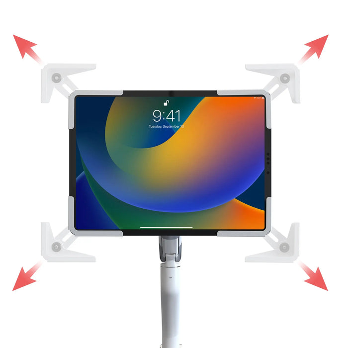Security Slim Spring Arm w/ USB Ports & Universal Holder for 9.7"-12.9" Tablets CTA DIGITAL