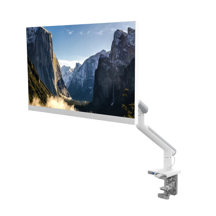 Single Monitor Slim Spring Arm w/ USB Ports CTA DIGITAL