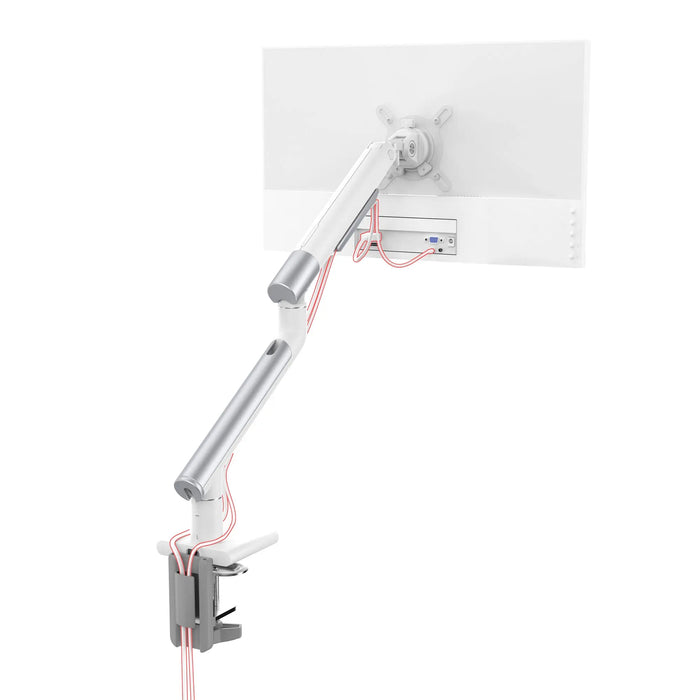 Single Monitor Slim Spring Arm w/ USB Ports CTA DIGITAL