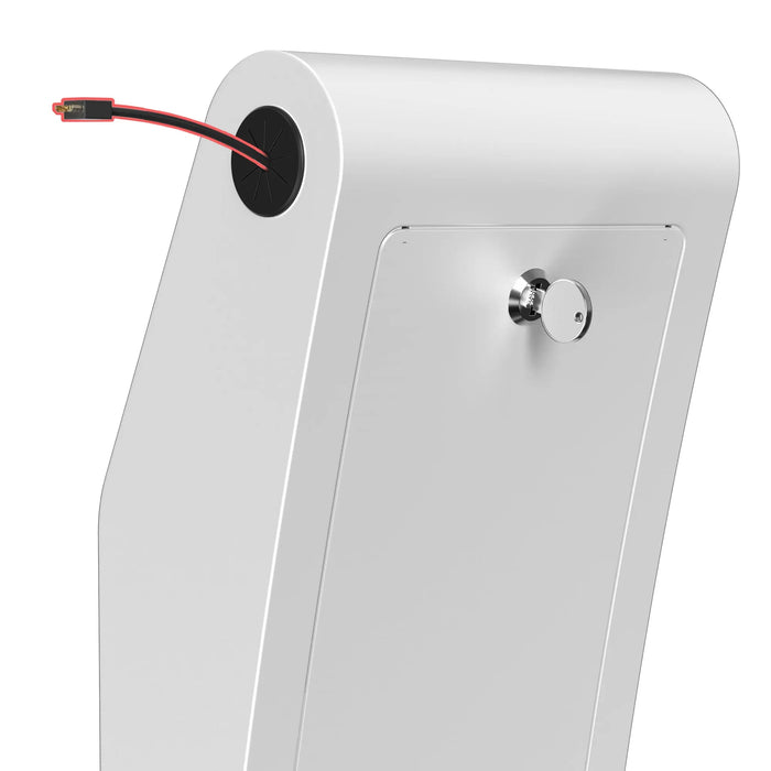 Sleek Floor Stand with Printer Slot for Touchscreen Monitors and Other Displays CTA DIGITAL