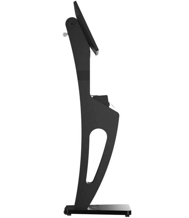 Sleek Floor Stand with Printer Slot for Touchscreen Monitors and Other Displays CTA DIGITAL
