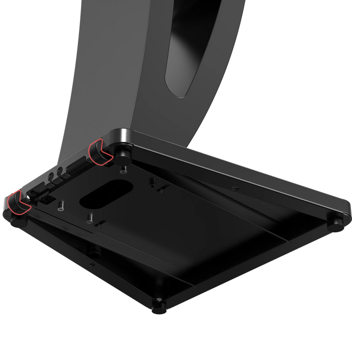 Sleek Floor Stand with Printer Slot for Touchscreen Monitors and Other Displays CTA DIGITAL