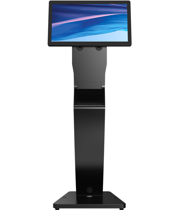 Sleek Floor Stand with Printer Slot for Touchscreen Monitors and Other Displays CTA DIGITAL
