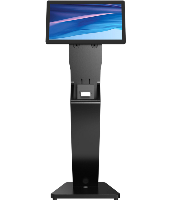 Sleek Floor Stand with Printer Slot for Touchscreen Monitors and Other Displays CTA DIGITAL