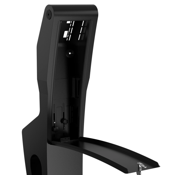 Sleek Floor Stand with Printer Slot for Touchscreen Monitors and Other Displays CTA DIGITAL